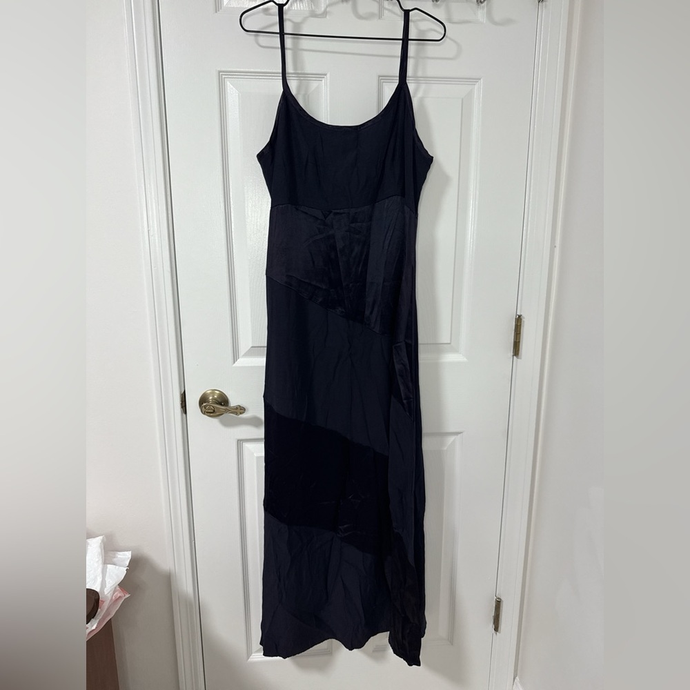 Vintage Elegant Navy Evening Dress 14